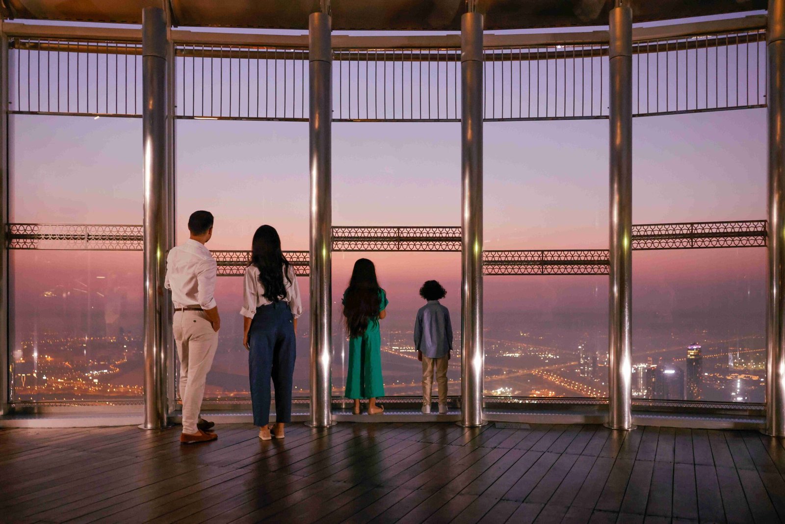 At the Top of Burj Khaleefa