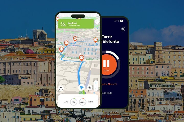 Cagliari Audio Guided Walking Tour 1h50 and 17 audio reviews